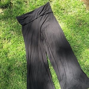 Foldover Wide Leg Pants